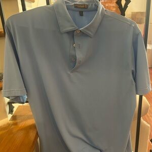 Peter Millar Blue Polo Shirt Casual Comfort